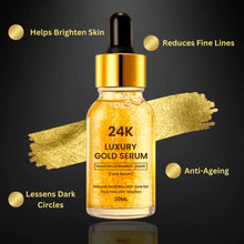 Load image into Gallery viewer, ✨24K Gold Face Serum - ❤️ BUY 1 GET 1 Free❤️ (🔥Best Selling Serum in UK,US, INDIA)