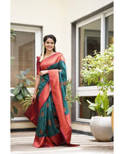 Load image into Gallery viewer, Kala Niketan Designer Beautiful Kanjivaram Silk Saree - 7 Colors Available