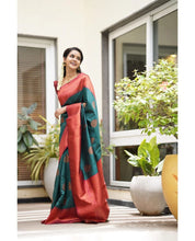 Load image into Gallery viewer, Kala Niketan Designer Beautiful Kanjivaram Silk Saree - 7 Colors Available