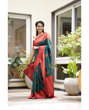 Load image into Gallery viewer, Kala Niketan Designer Beautiful Kanjivaram Silk Saree - 7 Colors Available