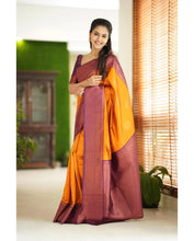 Load image into Gallery viewer, Kala Niketan Designer Beautiful Kanjivaram Silk Saree - 7 Colors Available