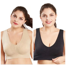 Load image into Gallery viewer, Premium Quality Non Padded Air Bra For Women's & Girls - Pack of 3 (Free Size 28 To 44)