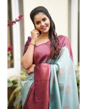 Load image into Gallery viewer, Kala Niketan Designer Beautiful Kanjivaram Silk Saree - 7 Colors Available