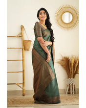 Load image into Gallery viewer, Kala Niketan Designer Latest Fashion Soft Silk Saree With Blouse Piece - 6 Colors Available