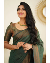 Load image into Gallery viewer, Kala Niketan Designer Latest Fashion Soft Silk Saree With Blouse Piece - 6 Colors Available