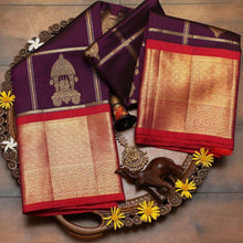Load image into Gallery viewer, Kala Niketan Marvellous Kanchipuram Silk Saree with Blouse