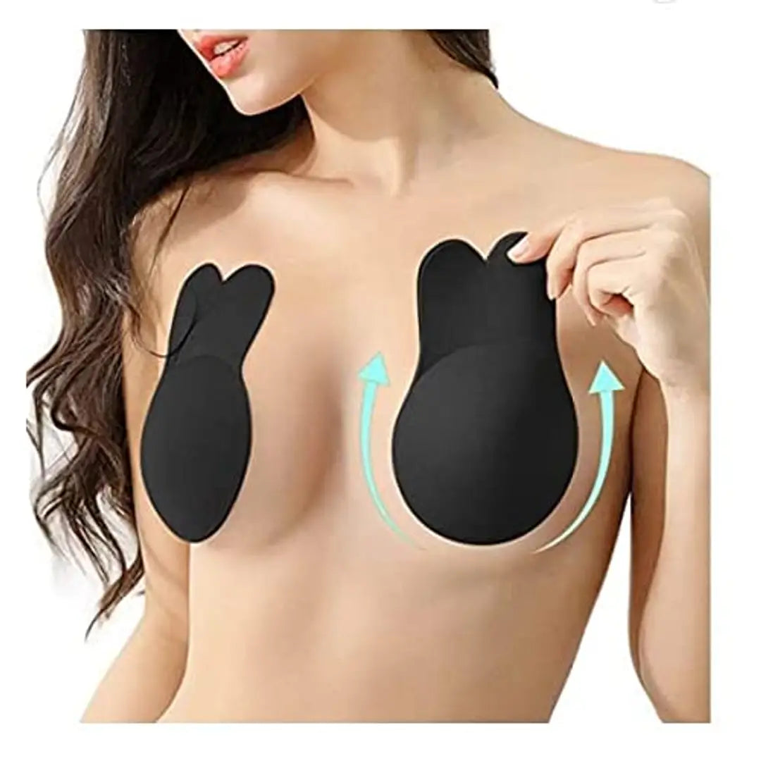 Adhesive Bra Push Up For Women 2 Pair, Sticky Invisible Lifting Bra,  Backless Strapless Bras For Dress With Pasties