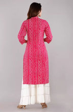 Load image into Gallery viewer, Celebrity Style Rayon Embroidered Kurti With Stylish Sharara (S To 7XL Size Available)