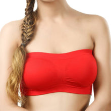 Load image into Gallery viewer, Tube Bra, Strapless, Non Padded and Non-Wired Seamless Tube Bra For Women & Girls, Free Size (Size 28 to 36) – Pack of 5