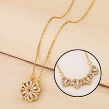 Load image into Gallery viewer, 2-in-1 Magnetic Hearts Clover Pendant