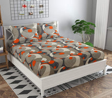 Load image into Gallery viewer, Premium Elastic Fitted Double Bedsheet with 2 Pillow Covers (Fits Any Beds & Mattresses)