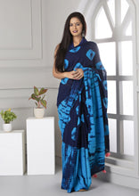 Load image into Gallery viewer, Kala Niketan Shibori Cotton Saree with Blouse