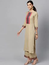 Load image into Gallery viewer, Festive & Party Wear Cotton Printed Kurti With Palazzo & Dupatta