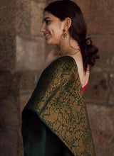 Load image into Gallery viewer, Kala Niketan Festive Wear Woven Art Silk Saree - 4 Colors Available