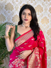 Load image into Gallery viewer, Beautiful Bridal, Festival & Party Wear Soft Silk Saree