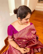Load image into Gallery viewer, Kala Niketan Pink Kanjivaram Silk Saree