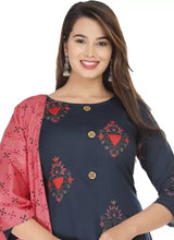 Load image into Gallery viewer, Bollywood Style Rayon Kurta with Sharara and Duppata (S To 7XL Size Available)