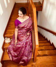 Load image into Gallery viewer, Kala Niketan Pink Kanjivaram Silk Saree