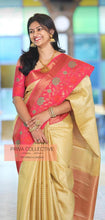 Load image into Gallery viewer, Kala Niketan Richa Archaic Traditional Kanchi Soft Silk Sari With Attached Blouse