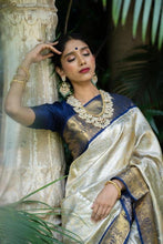 Load image into Gallery viewer, Kala Niketan Archaic Traditional kanchi Soft Silk Sari With Attached Blouse