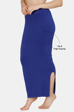 Load image into Gallery viewer, Women Saree Shapewear with Side Slit in Royal Blue (Fish Cut Petticoat)