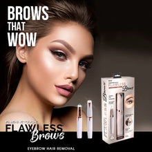 Load image into Gallery viewer, Flawless Eyebrow, Upper-Lip, Facial, Hand Hair Remover-Trimmer