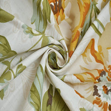 Load image into Gallery viewer, Summer Floral Cotton Blend King Size Elastic Fitted King Bedsheet