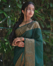 Load image into Gallery viewer, Kala Niketan Himanshi Khurana Soft Silk Sari With Attached Blouse - 9 Colors Available