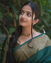Load image into Gallery viewer, Kala Niketan Himanshi Khurana Soft Silk Sari With Attached Blouse - 9 Colors Available