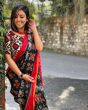 Load image into Gallery viewer, Designer Latest Fashion Cotton Mulmul Saree with Print