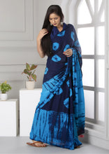 Load image into Gallery viewer, Kala Niketan Shibori Cotton Saree with Blouse