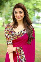 Load image into Gallery viewer, Kala Niketan Kajal Pink Kalamkari Printed Chanderi Silk Cotton Sarees