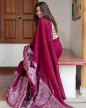 Load image into Gallery viewer, Kala Niketan Festive Wear Woven Art Silk Saree - 4 Colors Available