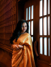 Load image into Gallery viewer, Kala Niketan Royal Gold Soft Silk Saree