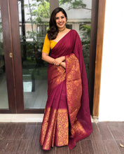 Load image into Gallery viewer, Kala Niketan Festive Wear Woven Art Silk Saree - 4 Colors Available