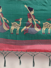 Load image into Gallery viewer, Kala Niketan Pink Silk Blend Printed Khadi Saree