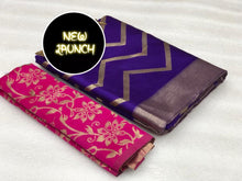 Load image into Gallery viewer, Kala Niketan Shilpa Shetty Traditional Kanchi Soft Silk Sari With Attached Blouse