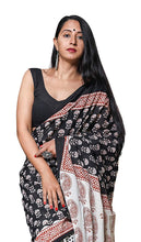 Load image into Gallery viewer, Kala Niketan Soft Mul-Cotton Pom-Pom Lace Saree with Blouse Piece