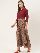 Load image into Gallery viewer, Celebrity Style Women Crepe Maxi Dress (XS to 7XL Size Available)