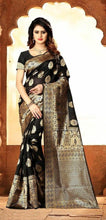 Load image into Gallery viewer, Designer Woven Kanjivaram Silk Saree With Blouse