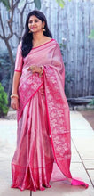 Load image into Gallery viewer, Kala Niketan Yamini Archaic Traditional Kanchi Soft Silk Sari With Attached Blouse
