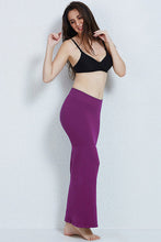 Load image into Gallery viewer, Women Saree Shapewear with Side Slit in Purple (Fish Cut Petticoat)