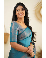 Load image into Gallery viewer, Kala Niketan Designer Latest Fashion Soft Silk Saree With Blouse Piece - 6 Colors Available