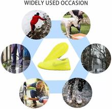 Load image into Gallery viewer, Waterproof Reusable Silicone Shoes Cover™ for Men, Women, Boys & Girls - (Buy 1 Pair Get 1 Pair Free)