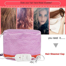 Load image into Gallery viewer, Thermal Hair Steamer Spa Cap