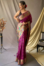 Load image into Gallery viewer, Kala Niketan Paithani Silk Saree With Rich Pallu - 7 Colors Available