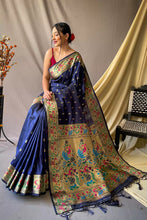 Load image into Gallery viewer, Kala Niketan Paithani Silk Saree With Rich Pallu - 7 Colors Available