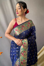 Load image into Gallery viewer, Kala Niketan Paithani Silk Saree With Rich Pallu - 7 Colors Available