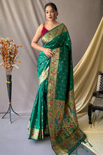Load image into Gallery viewer, Kala Niketan Paithani Silk Saree With Rich Pallu - 7 Colors Available