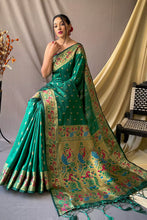 Load image into Gallery viewer, Kala Niketan Paithani Silk Saree With Rich Pallu - 7 Colors Available